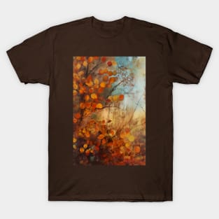 Rusty textured countryside autumn T-Shirt